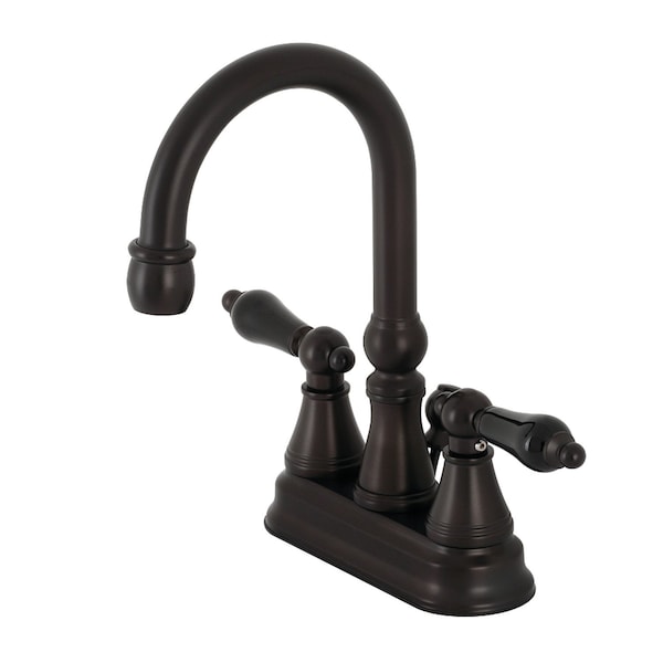 KS2615PKL Duchess 4" Centerset Bathroom Faucet W/ Brass Pop-Up, Bronze